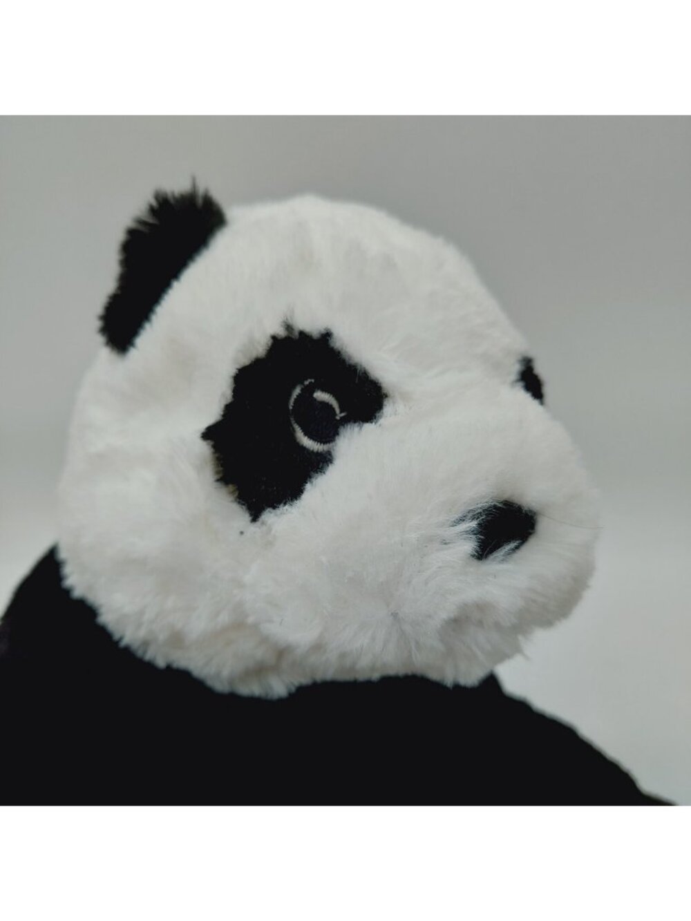 IKEA KRAMIG Panda Bear Black White Stuffed Plush Stuffed Animal Cuddly 12"